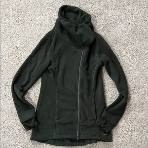 Dark Green Zip-Up Jacket size medium